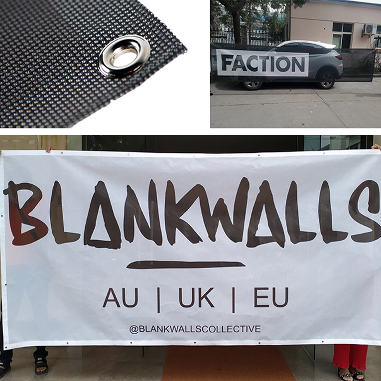  Custom printing Decorative Large size mesh fabric banners,Wholesale outdoor Advertising Mesh Fencing Banner